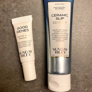 Sunday Riley Ceramic Slip Cleanser & Lactic Acid